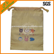 sac de cordon de jute de logo de bande dessinée pour la promotion